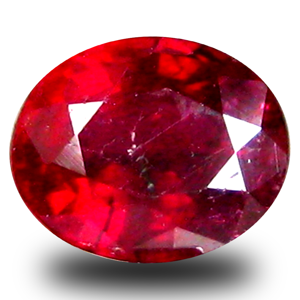 0.50 Ct Pleasant Oval Shape (5 X 4 Mm) Red Sapphire Natural Gemstone