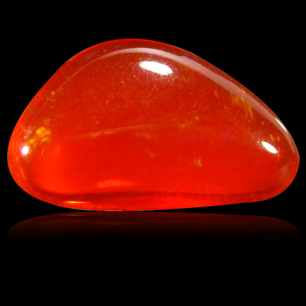 1.09 ct Attractive AAA+ Fancy Cabochon Shape (10 x 6 mm) Red Red