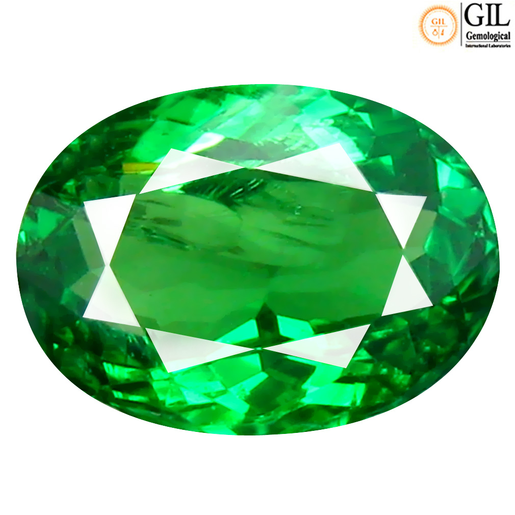 green garnet stone