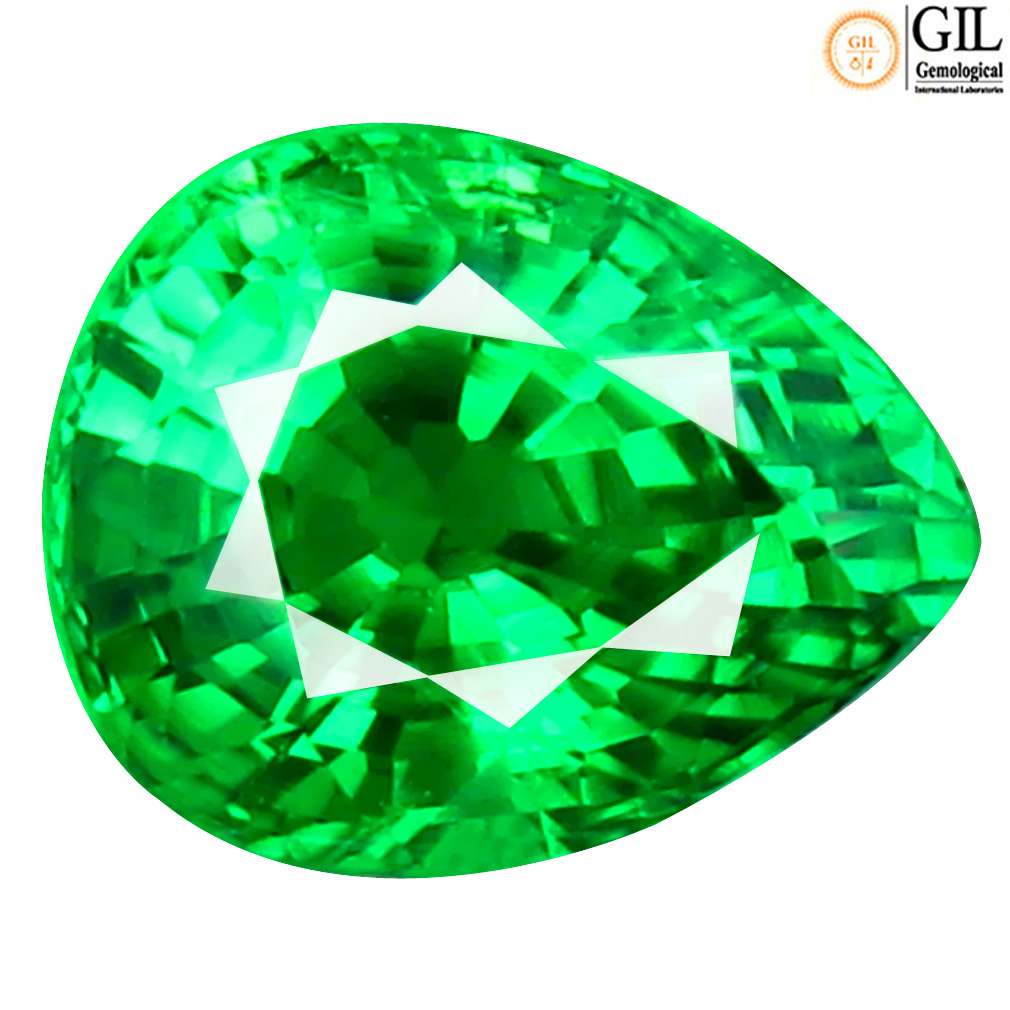 green garnet stone